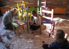 Neue Stühle für den Kinderhänger - 