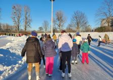 Eislaufen im Ostragehege - 