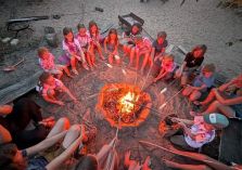 Knüppelkuchen am Lagerfeuer - 